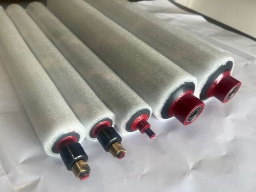 Rubber roller set for ab - roller, of